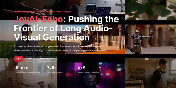 跻身全球第一梯队!京东开源JoyAI-Echo框架:解决长视频生成三大难题