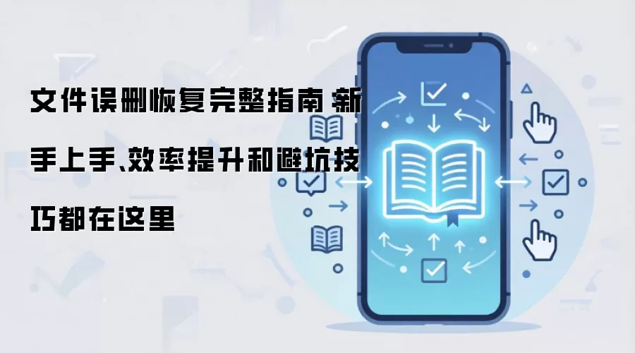文件误删恢复完整指南:新手上手、效率提升和避坑技巧都在这里
