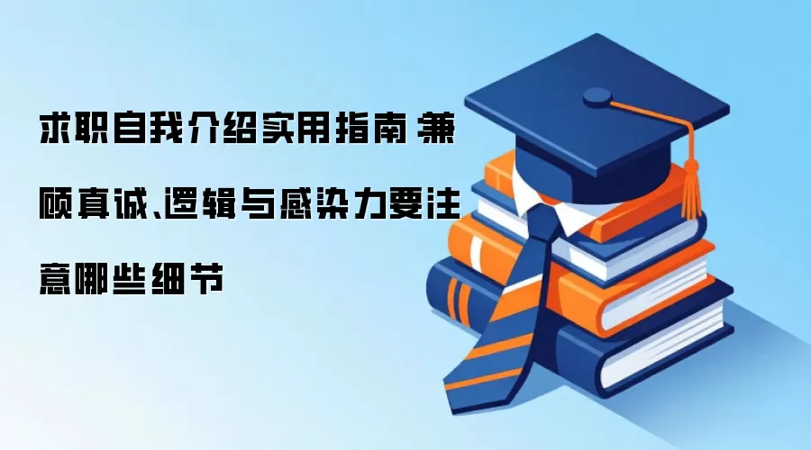 求职自我介绍实用指南：兼顾真诚、逻辑与感染力要注意哪些细节
