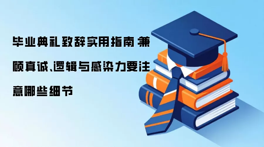 毕业典礼致辞实用指南：兼顾真诚、逻辑与感染力要注意哪些细节