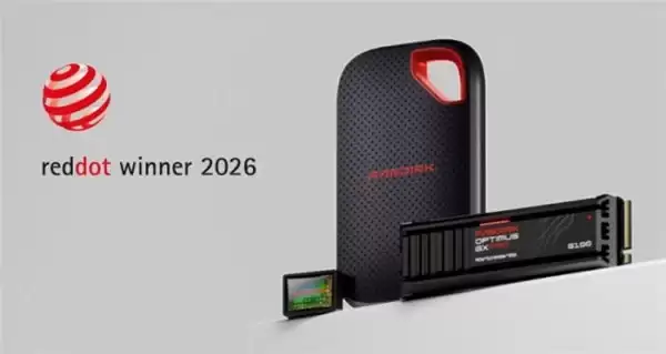 闪迪消费级存储产品荣获2026红点设计奖，以创新设计诠释现代数字生活