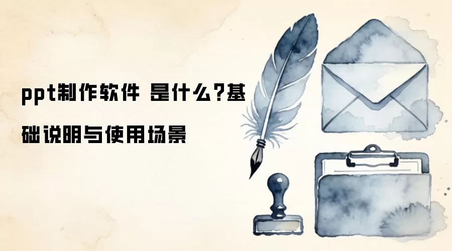 ppt制作软件 是什么?基础说明与使用场景