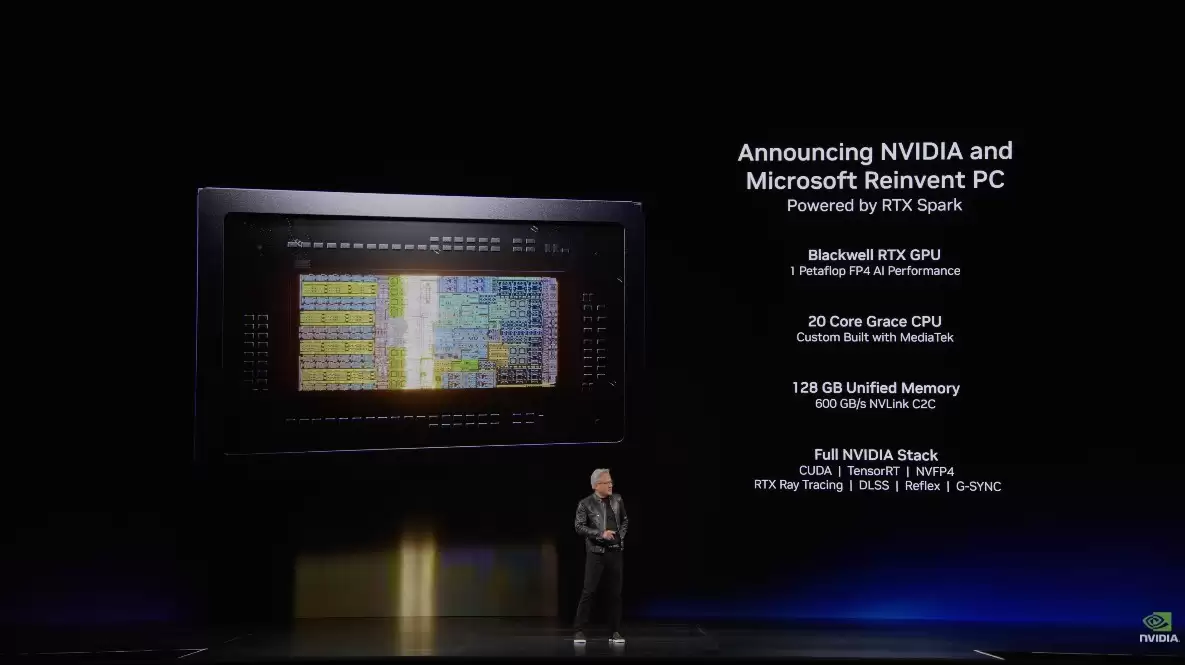 联发科与NVIDIA深度合作NVIDIA RTX Spark 端侧AI超算正式走进消费级市场