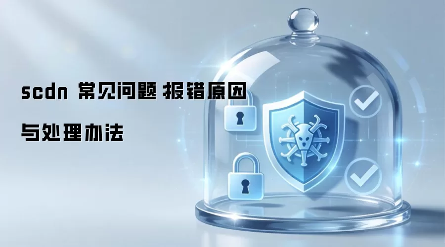 scdn 常见问题:报错原因与处理办法