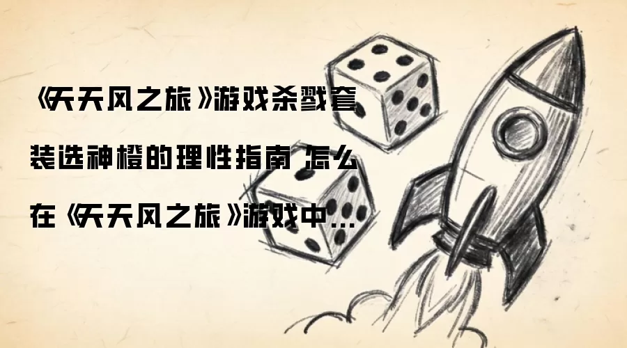 《天天风之旅》游戏杀戮套装选神橙的理性指南 怎么在《天天风之旅》游戏中理性地选择杀戮套装神橙装备