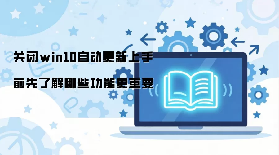 关闭win10自动更新上手前先了解哪些功能更重要