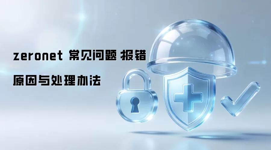 zeronet 常见问题:报错原因与处理办法
