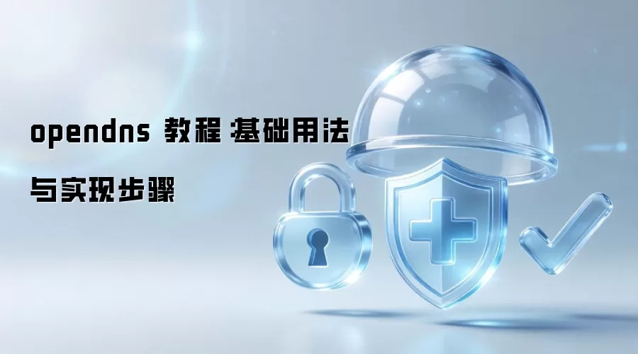 opendns 教程:基础用法与实现步骤