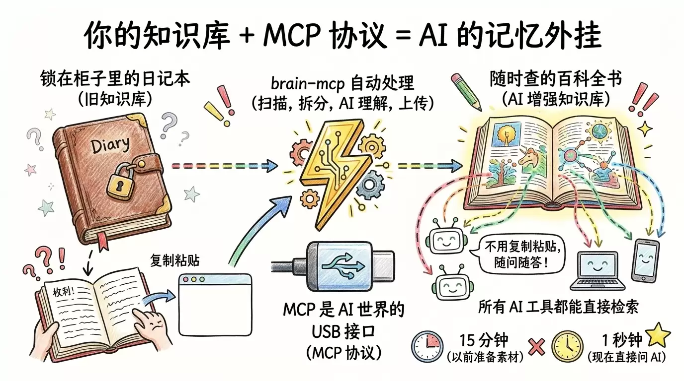 知识库云端化教程来了!把你的文档变成所有 AI 都能搜的知识库
