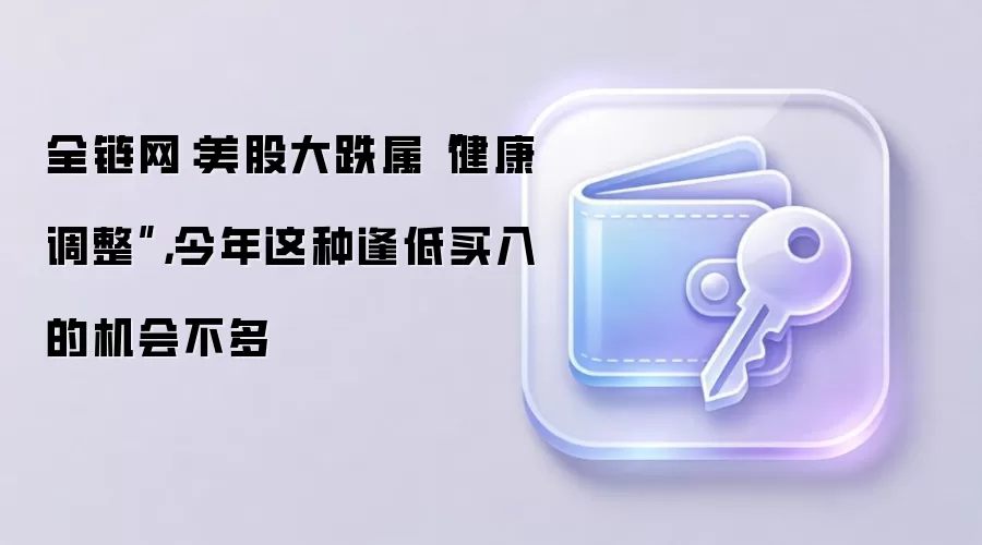 全链网：美股大跌属“健康调整”，今年这种逢低买入的机会不多