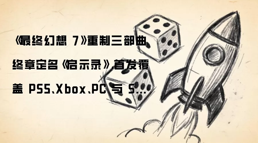 《最终幻想 7》重制三部曲终章定名《启示录》,首发覆盖 PS5、Xbox、PC 与 Switch 2