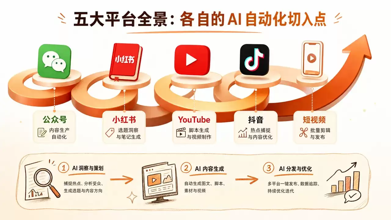 自媒体 AI 自动化指南:用 Agent 替你做内容,你只管定方向