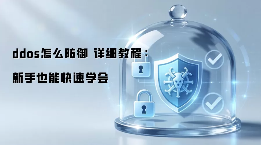 ddos怎么防御 详细教程：新手也能快速学会