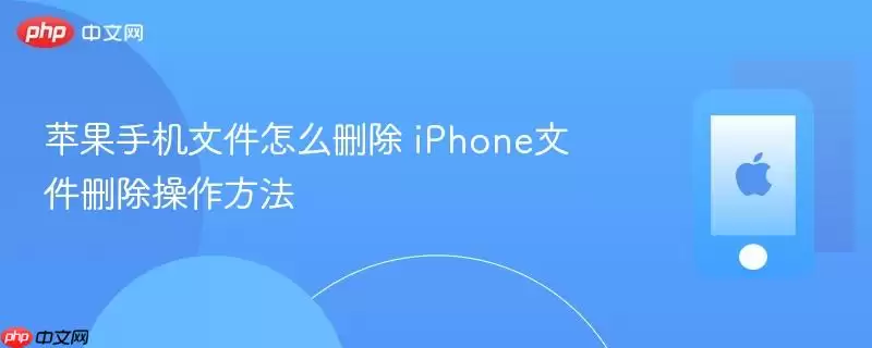 iPhone文件清理