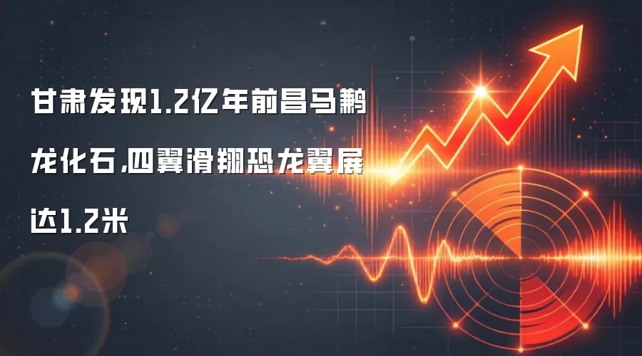 甘肃发现1.2亿年前昌马鹣龙化石,四翼滑翔恐龙翼展达1.2米