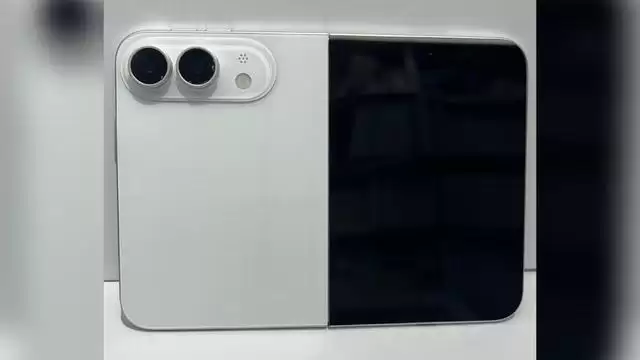 苹果折叠屏iPhone Fold机模高清细节图曝光，或仅推出白色版本