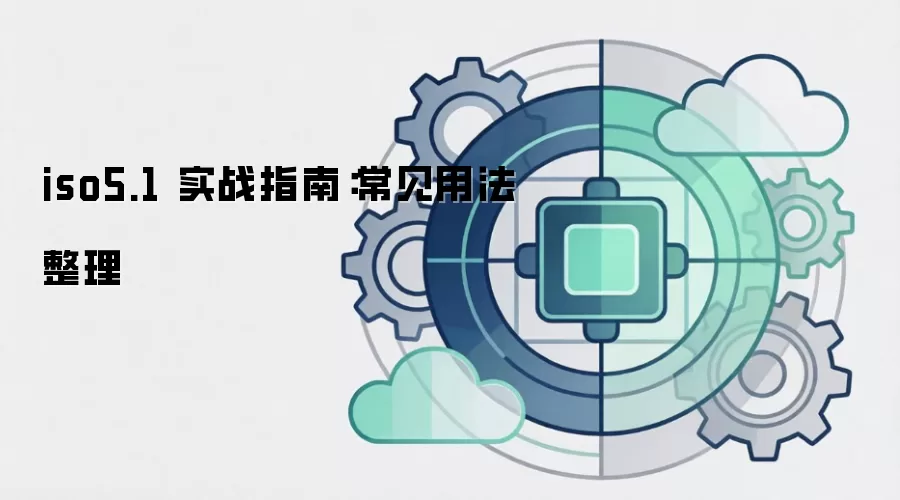 iso5.1 实战指南:常见用法整理