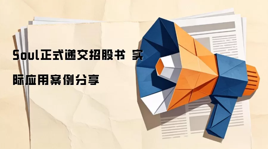 Soul正式递交招股书 实际应用案例分享