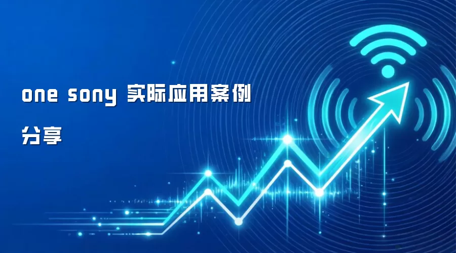 one sony 实际应用案例分享