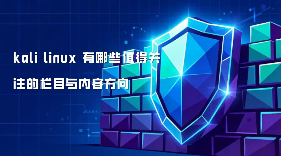 kali linux 有哪些值得关注的栏目与内容方向