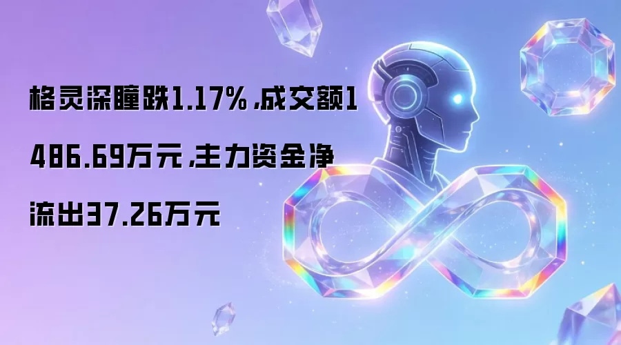 格灵深瞳跌1.17%,成交额1486.69万元,主力资金净流出37.26万元