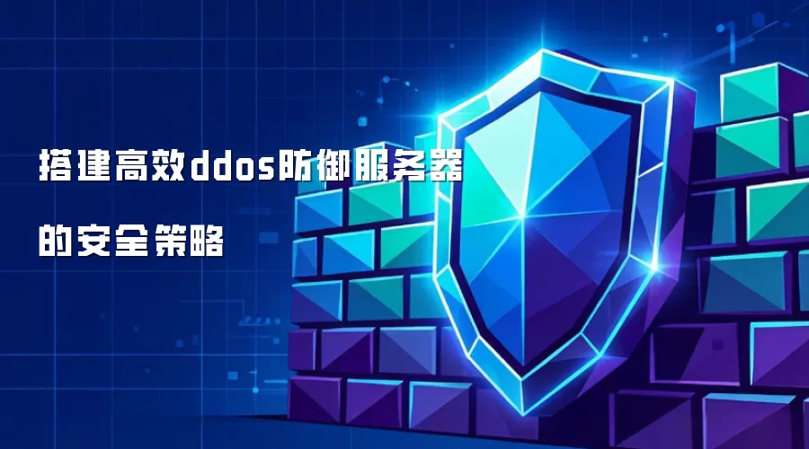 搭建高效ddos防御服务器的安全策略