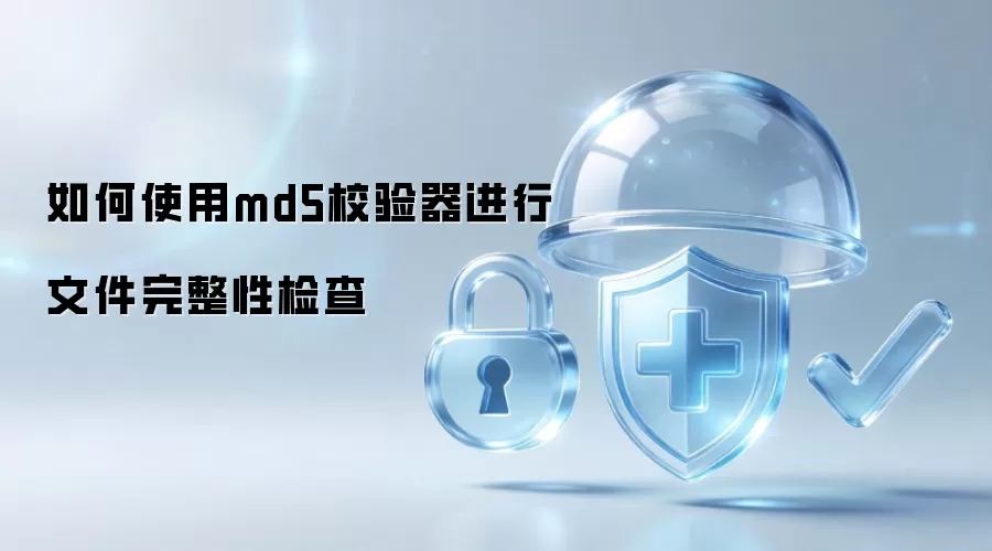 如何使用md5校验器进行文件完整性检查