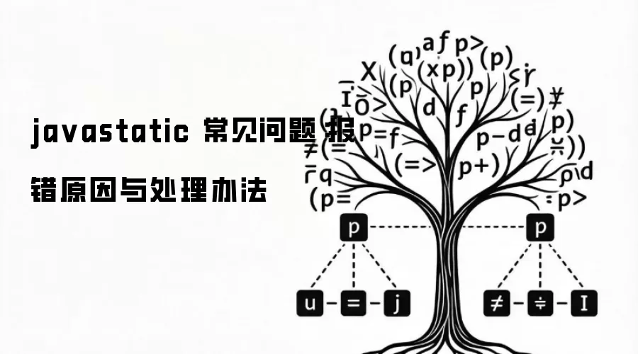 ja vastatic 常见问题:报错原因与处理办法