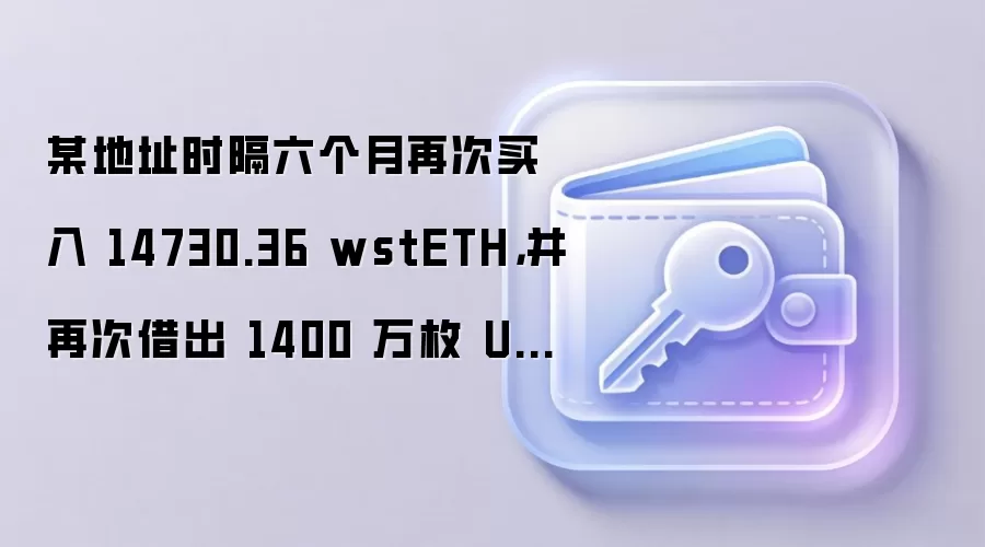 链上巨鲸使用 wstETH 进行杠杆操作示例图