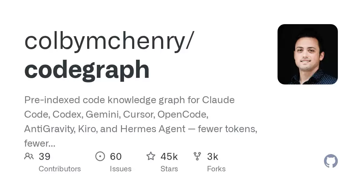 CodeGraph GitHub 仓库预览