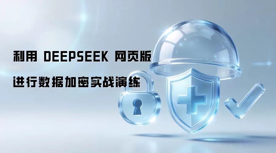 利用 DEEPSEEK 网页版进行数据加密实战演练