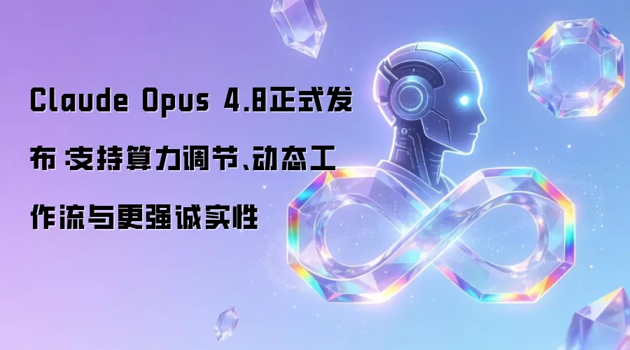 Claude Opus 4.8正式发布：支持算力调节、动态工作流与更强诚实性