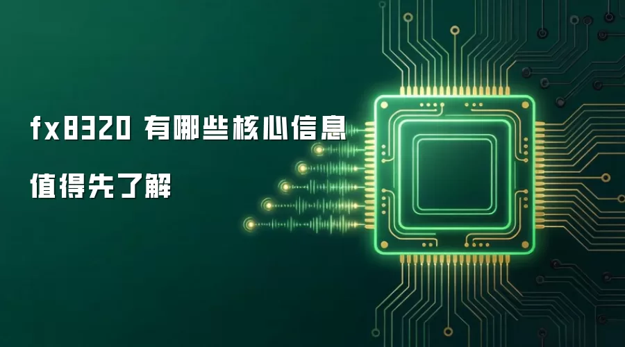 fx8320 有哪些核心信息值得先了解