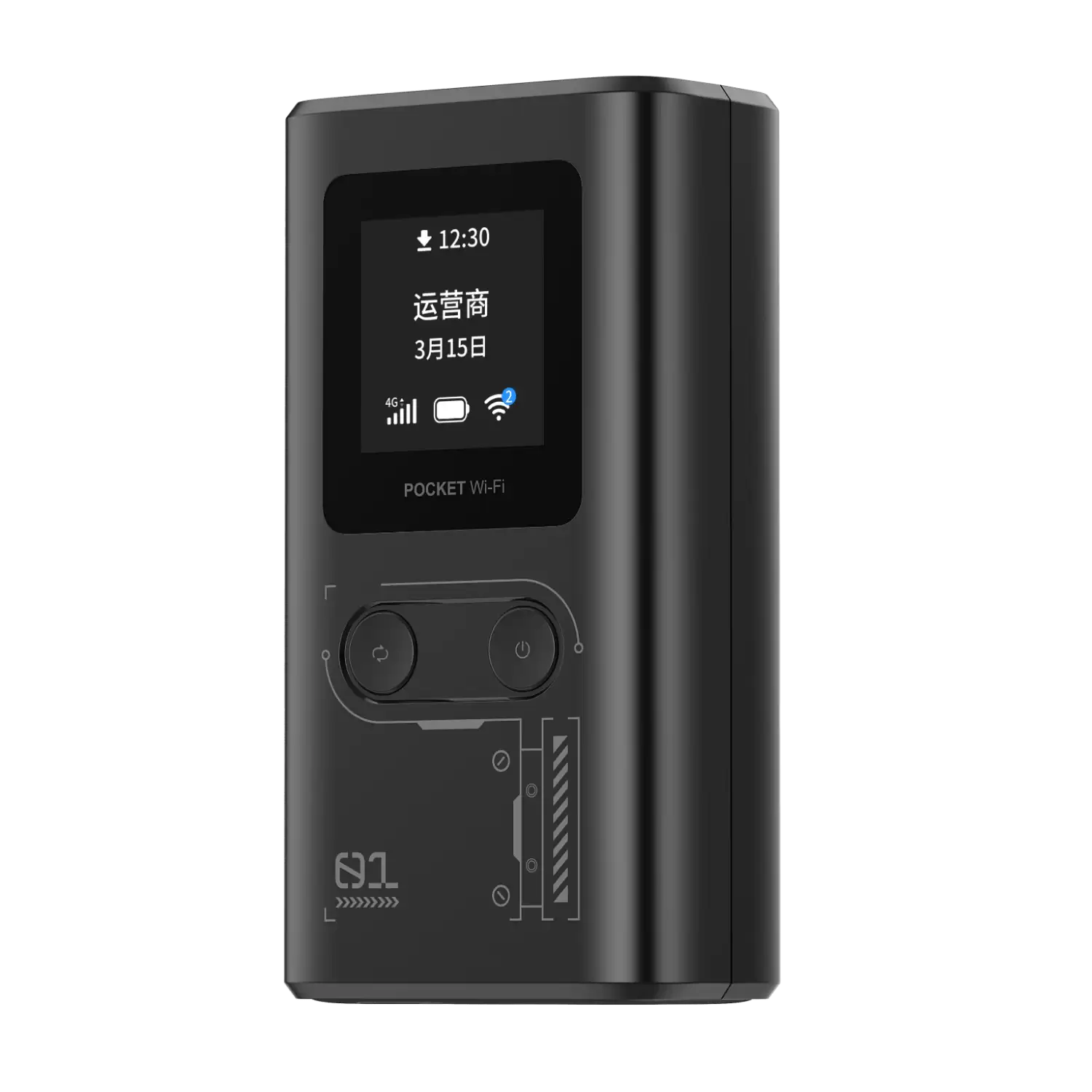 中兴 U15S 4G 随身 WiFi 开售:10000mAh,179 元