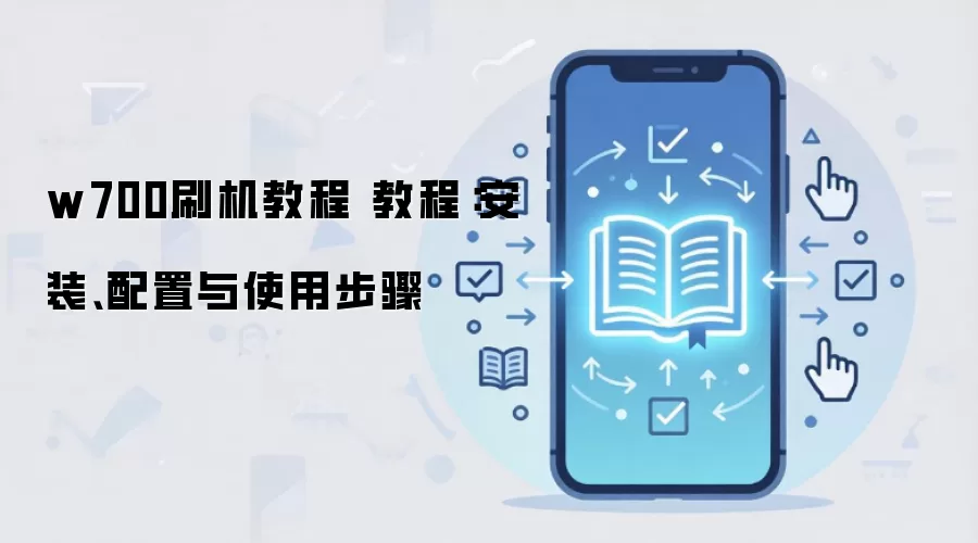 w700刷机教程 教程:安装、配置与使用步骤