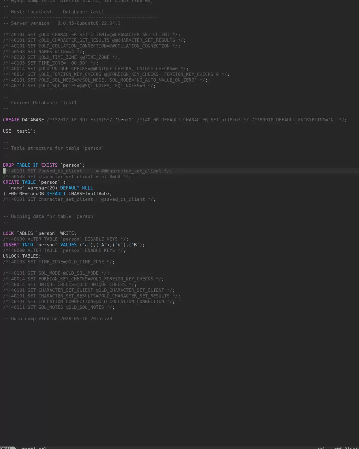 mysql库和表的操作方法超详细讲解