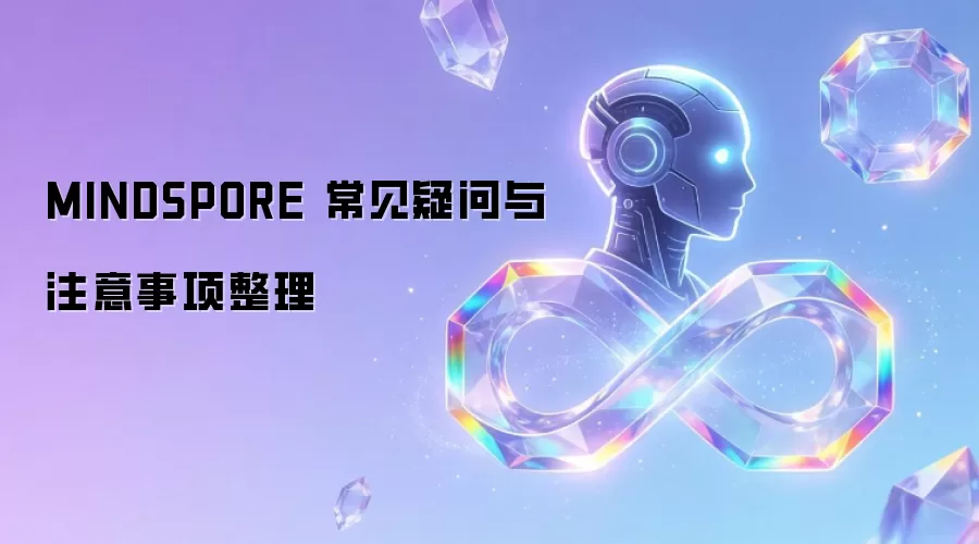 MINDSPORE 常见疑问与注意事项整理