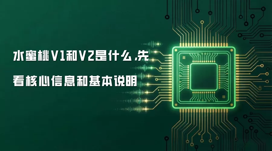 水蜜桃V1和V2是什么,先看核心信息和基本说明