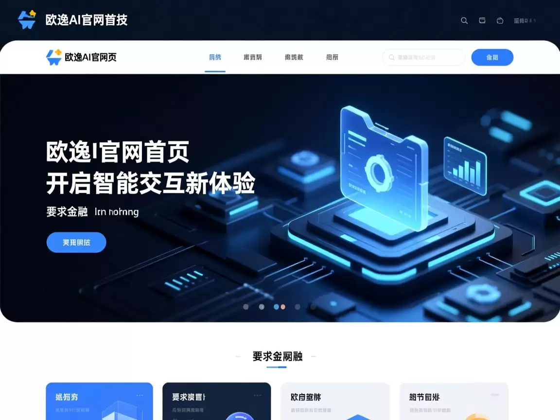 欧逸AI官网首页，开启智能交互新体验