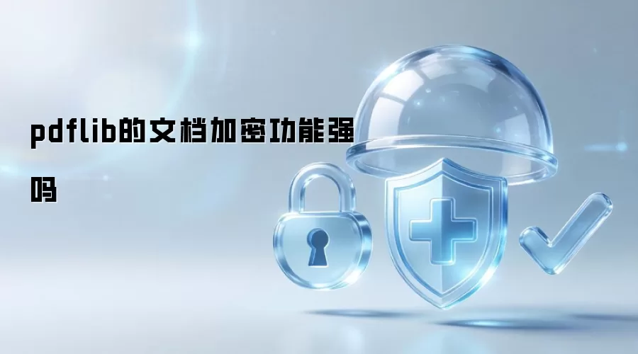 pdflib的文档加密功能强吗