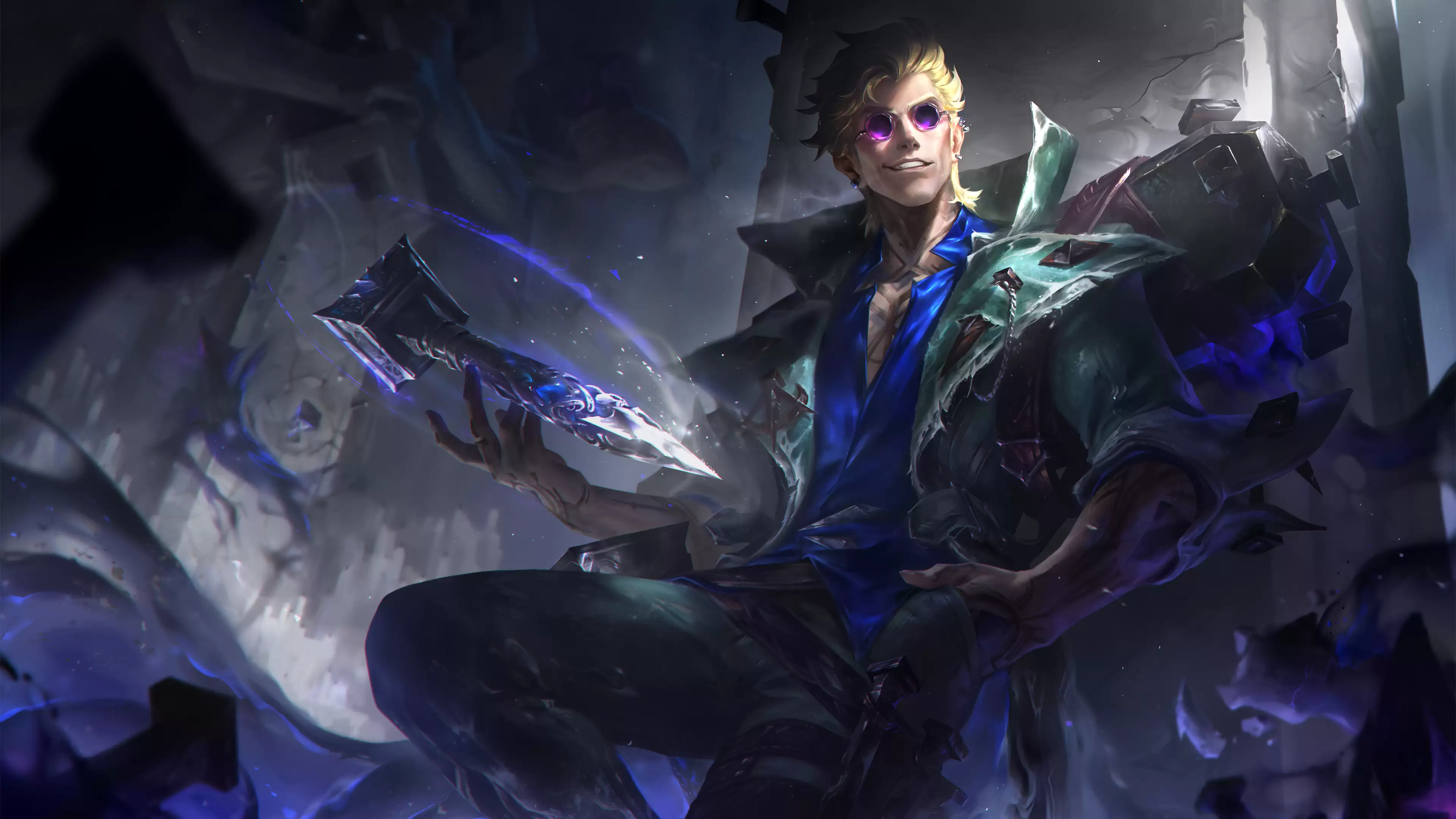 LOL新英雄灰烬驱魔人洛克技能视频演示