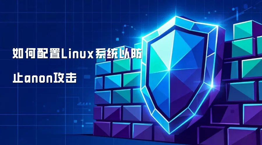 如何配置Linux系统以防止anon攻击