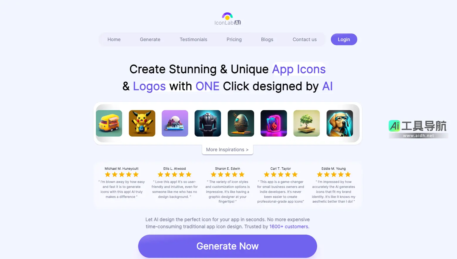 Icon Generator AI图标生成工具,几秒钟内生成高质量的应用图标