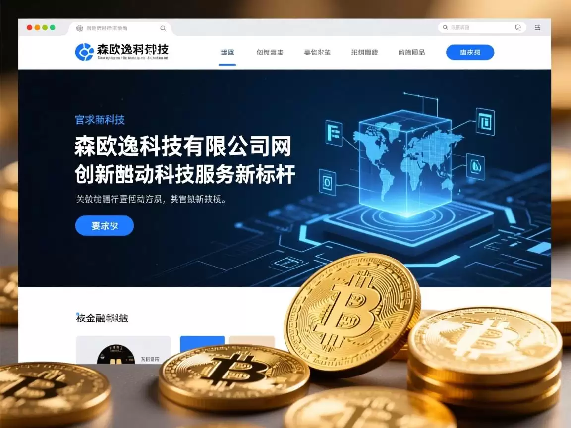 森欧逸科技官网首页，展示智能科技、绿色能源与数字化转型解决方案