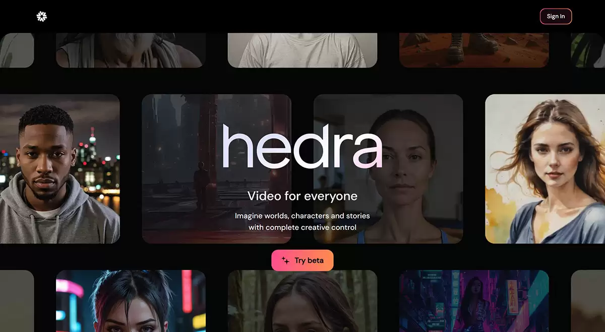 Hedra官网-Hedra Labs 推出了 Character-1 的研究预览版