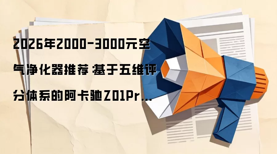 2026年2000-3000元空气净化器推荐：基于五维评分体系的阿卡驰Z01Pro体验
