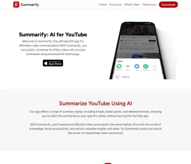 Summarify AI For YouTube