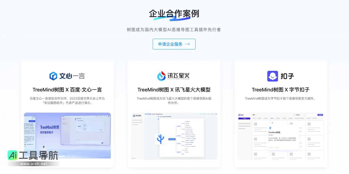 树图TreeMind 在线AI思维导图软件,免费脑图模板