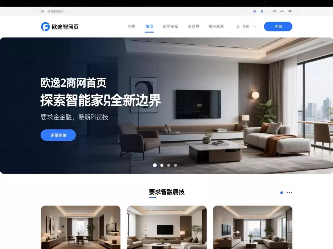 欧逸2官网首页，探索智能家居的全新边界
