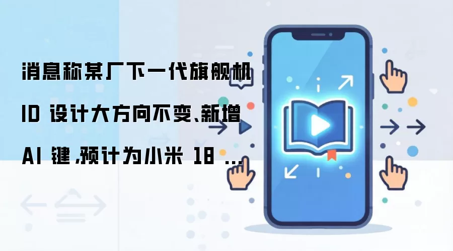 消息称某厂下一代旗舰机 ID 设计大方向不变、新增 AI 键,预计为小米 18 系列